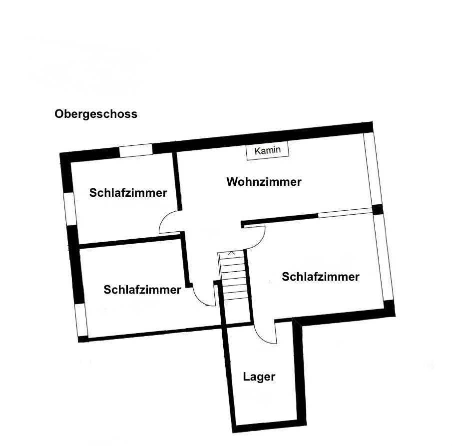Apartment XL – Grundriss Obergeschoss